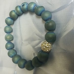 Stone stretch bracelet